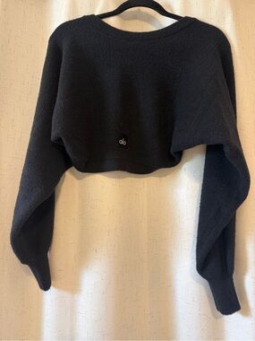 ALO Yoga- Snuggle Up Sweater Shawl - Black- OS- NWOT